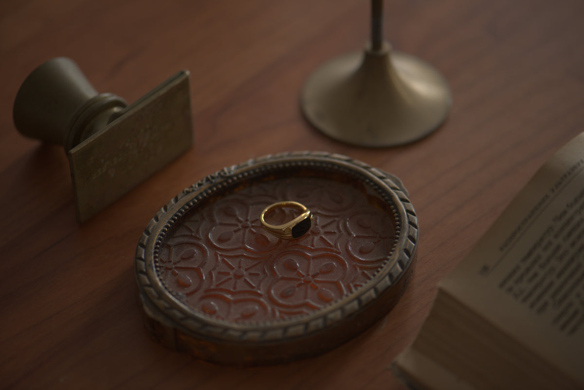Signature Gold Ring - worn view 5