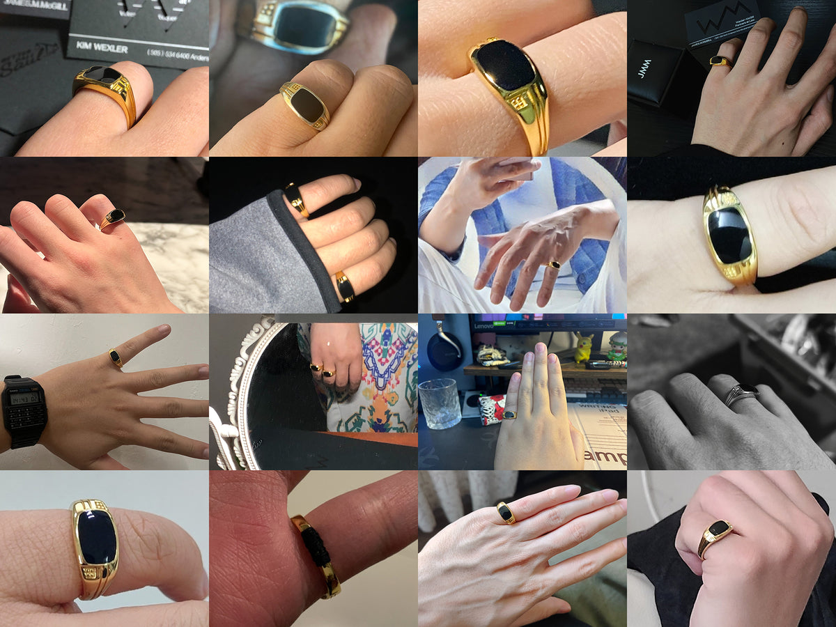 Signature Gold Ring - lifestyle view 2