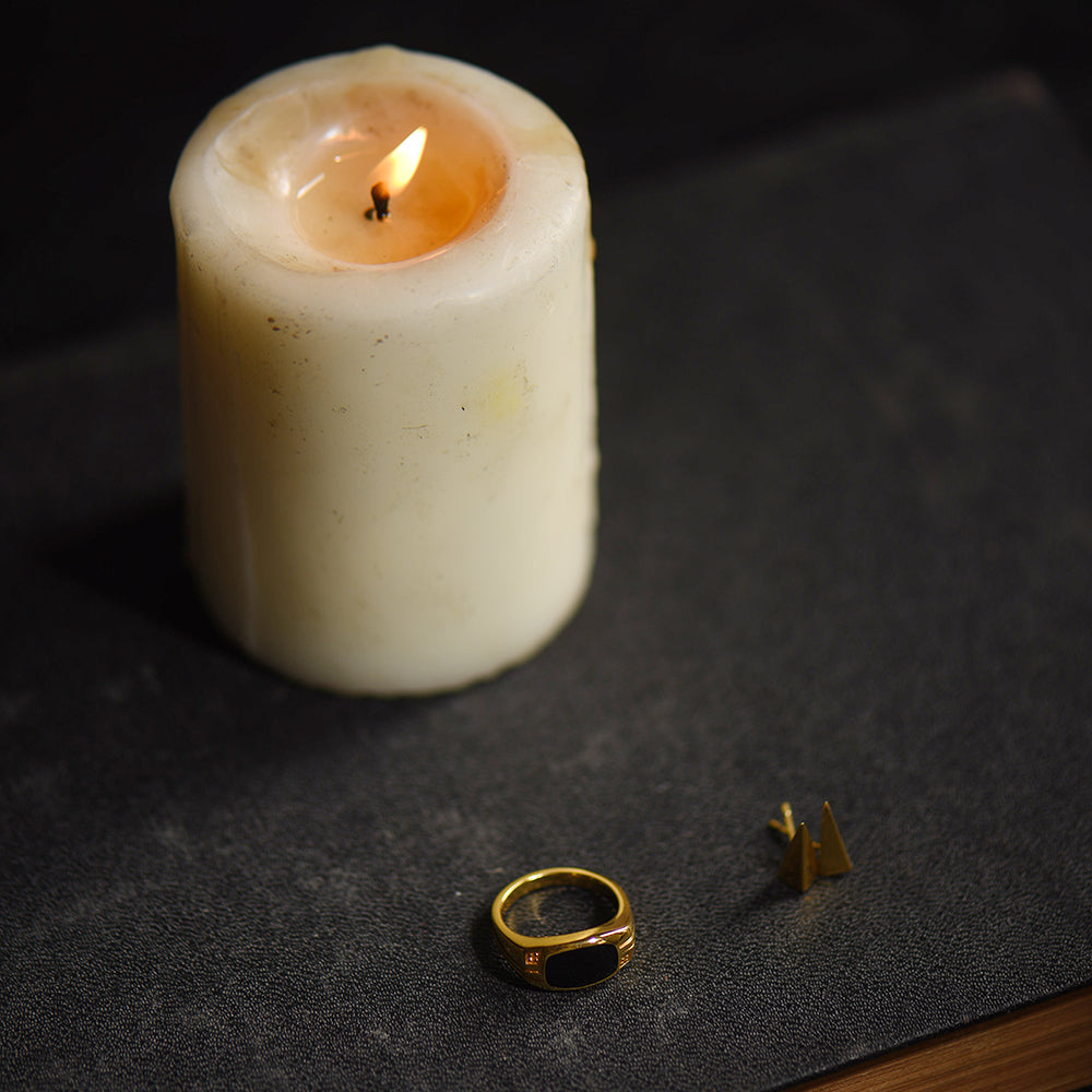 Signature Gold Ring - lifestyle view 3